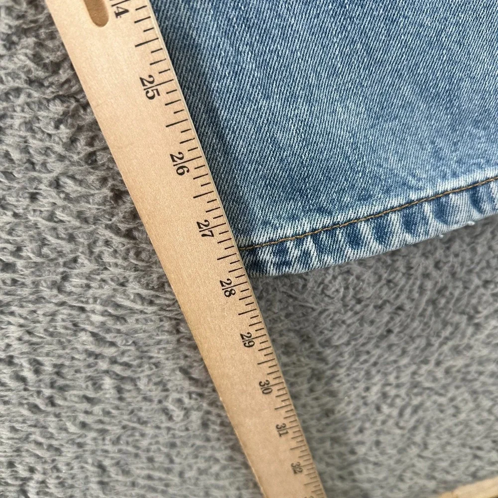Vintage Levi's 505 Jeans Mens 38x29 Blue Cotton Denim Straight Faded Workwear